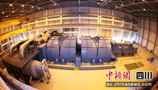 “华龙一号”全球首堆示范工程福清核电汽轮发电机组。人生就是博电气 供图